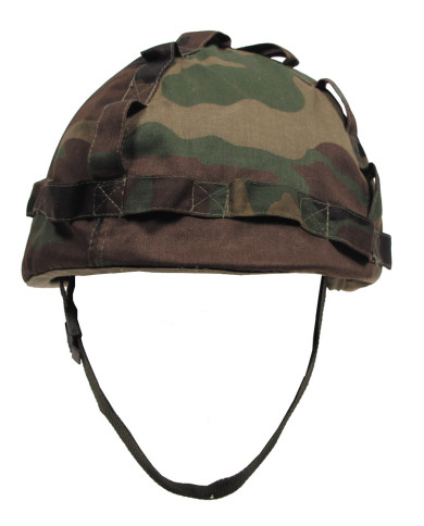 US Plastic Helmet, with cover, woodland