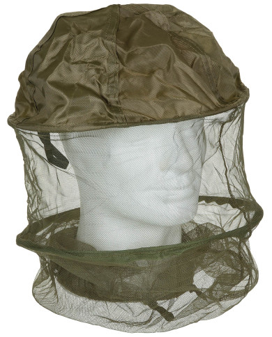 Mosquito Head Net, OD green, metal ring