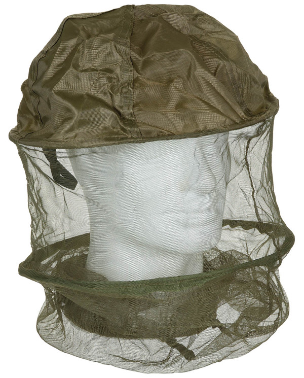 Mosquito Head Net, OD green, metal ring