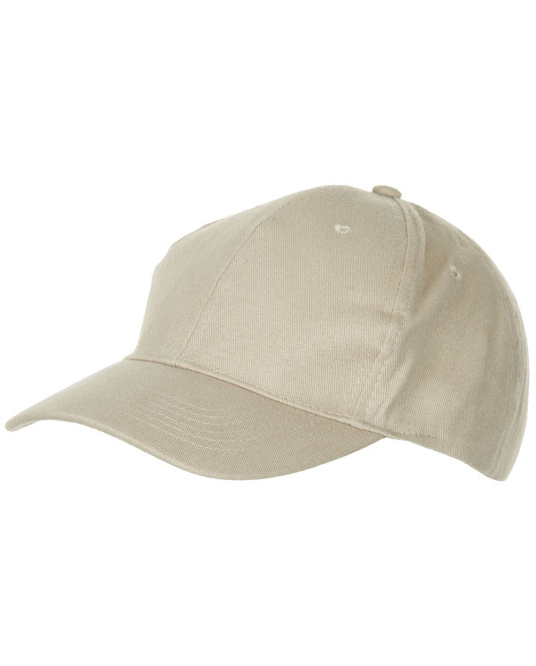 BB Cap, flat, khaki,  brushed