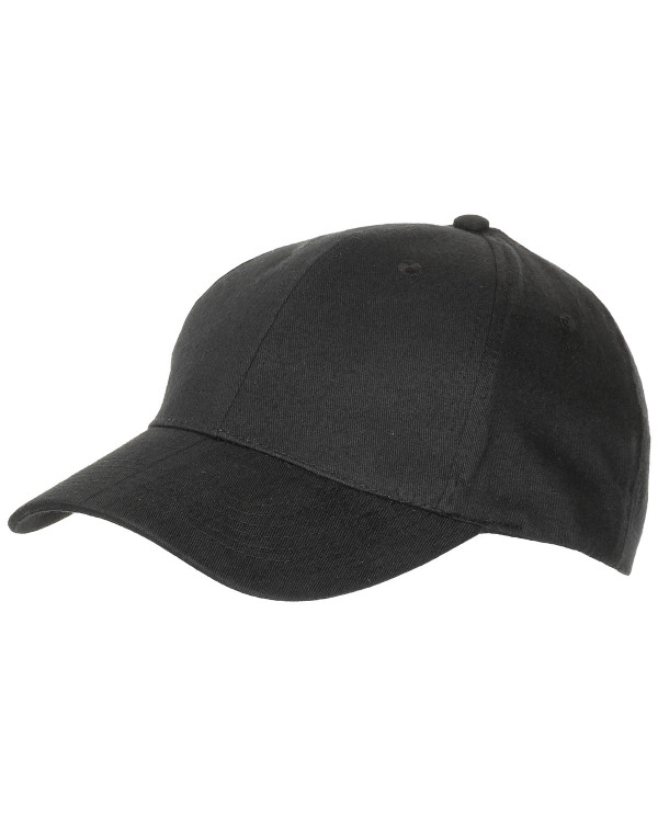 BB Cap, flat, black, brushed