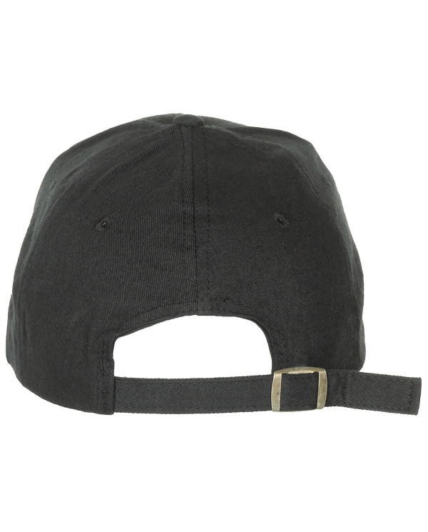BB Cap, flat, black, brushed