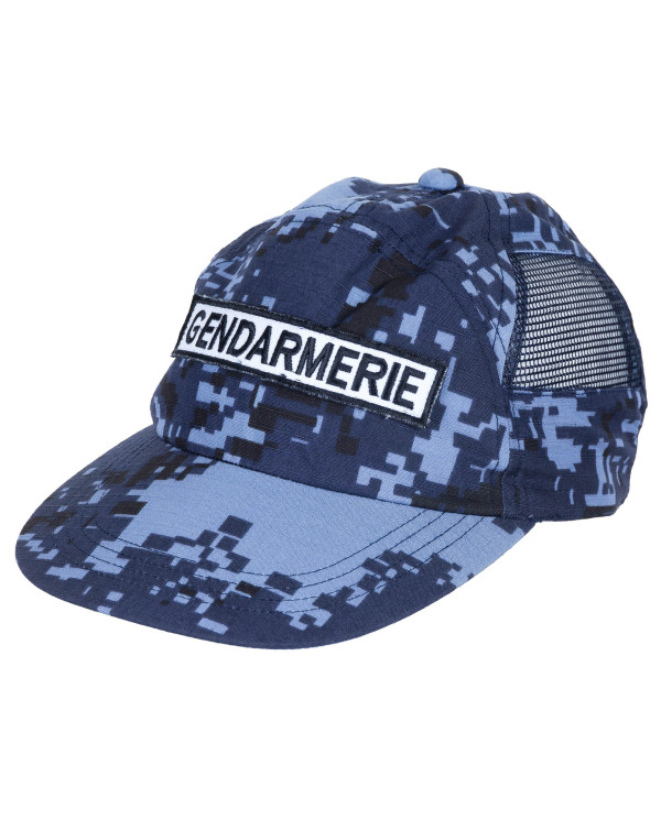 US Cap, digital blue, with mesh inserts, size-adjustable