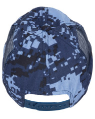 US Cap, digital blue, with mesh inserts, size-adjustable