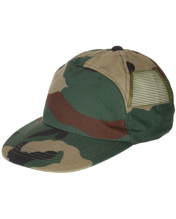 US Cap, woodland, with mesh inserts, size-adjustable