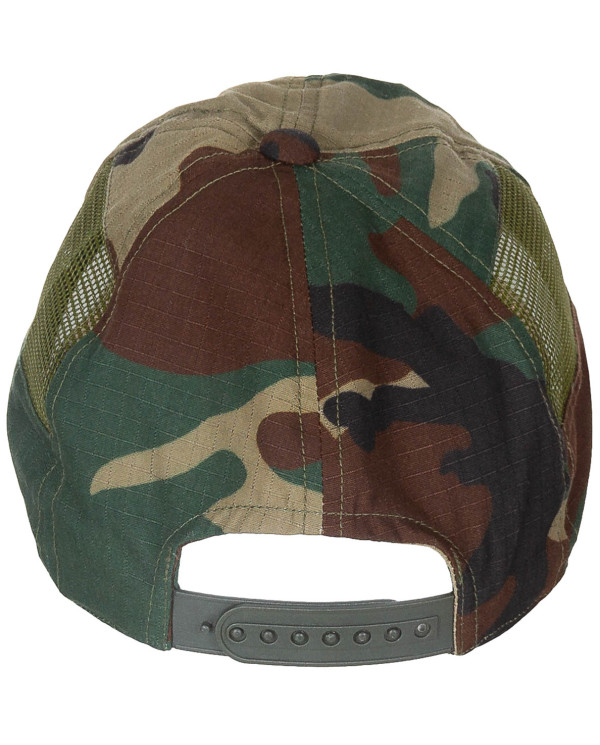 US Cap, woodland, with mesh inserts, size-adjustable