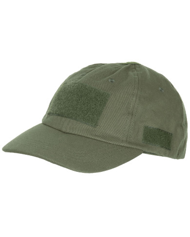 Operations Cap, with loop panels,  OD green