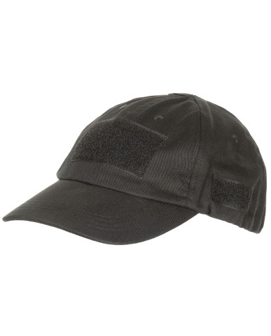 Operations Cap, with loop panels,  black