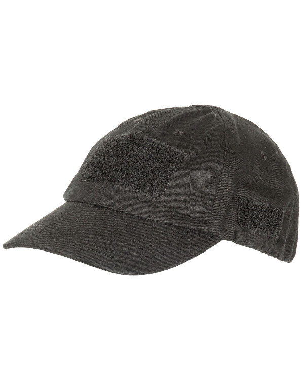 Operations Cap, with loop panels,  black