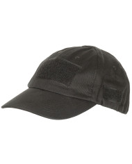 Operations Cap, with loop panels,  black