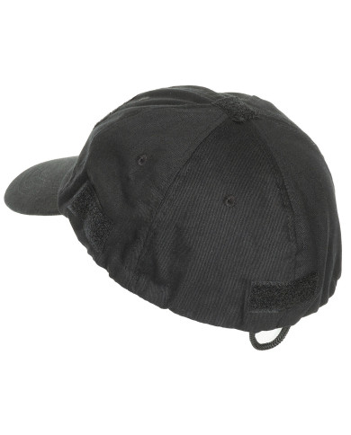 Operations Cap, with loop panels,  black