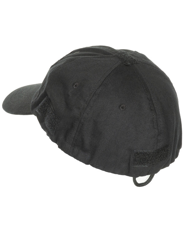 Operations Cap, with loop panels,  black