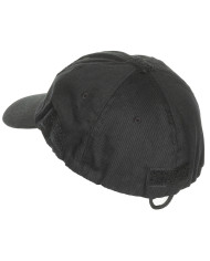 Operations Cap, with loop panels,  black