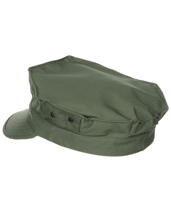US Cap, "USMC", Rip Stop, OD green, Marine Corps print