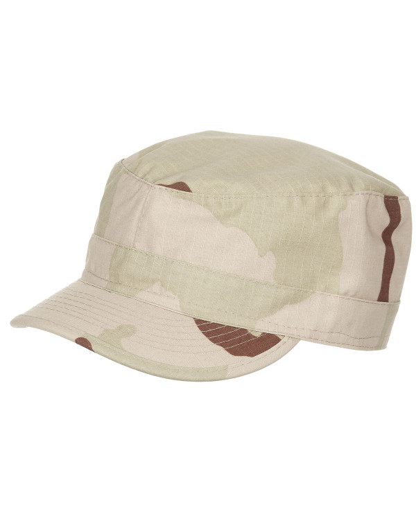 US BDU Field Cap, Rip Stop, 3-colour desert
