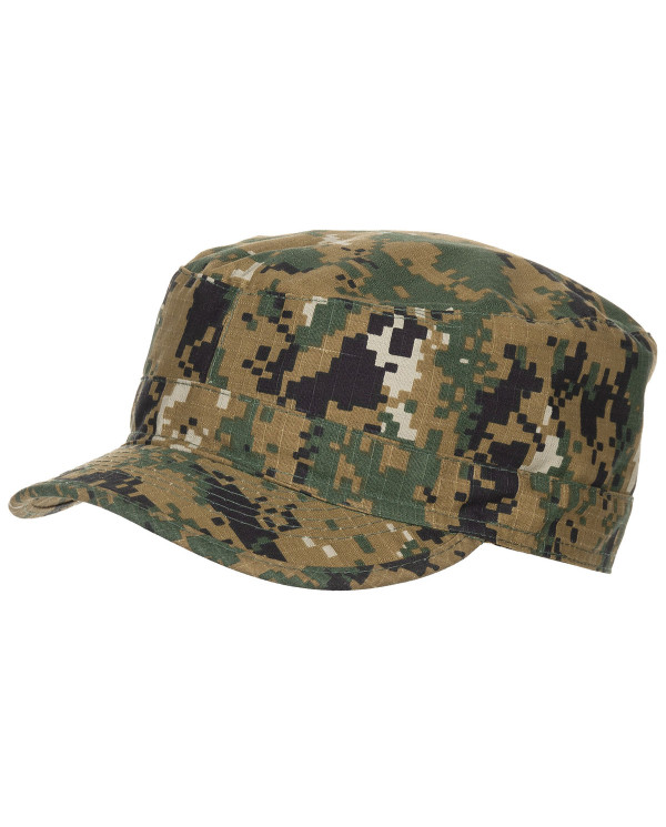 US BDU Field Cap, Rip Stop, digital woodland