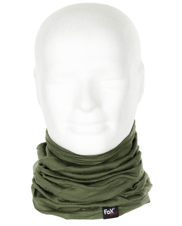 Neck Gaiter, "Merino Lite", OD green