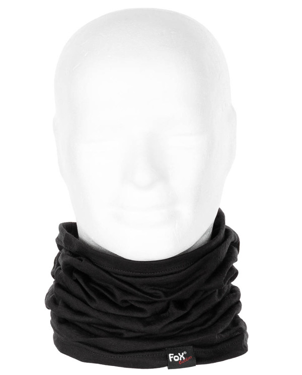 Neck Gaiter, "Merino Lite", black