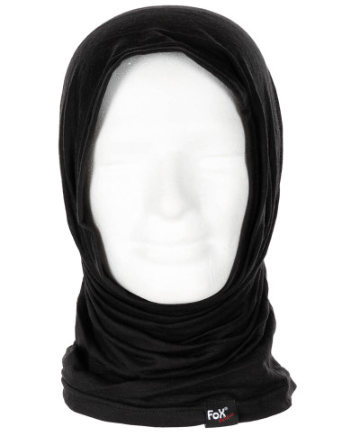 Neck Gaiter, "Merino Lite", black