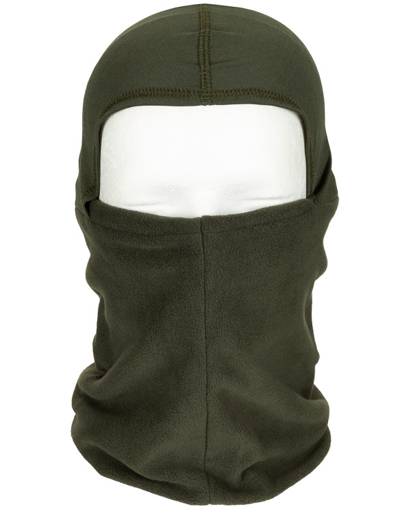 Neck Gaiter, Fleece, OD green, with head covering