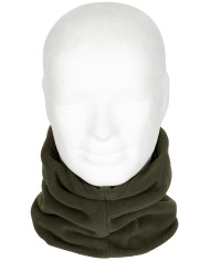 Neck Gaiter, Fleece, OD green, with head covering