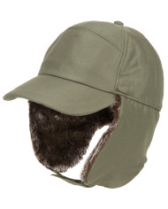 Winter Cap, "Trapper", OD green