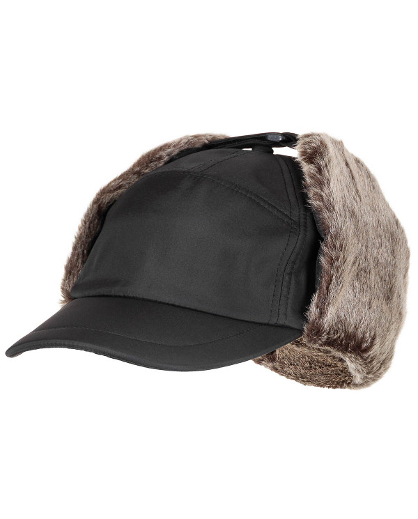Winter Cap, "Trapper", black