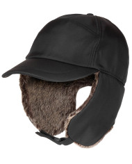 Winter Cap, "Trapper", black
