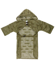 Mesh Coat with loops,  for camouflage, OD green