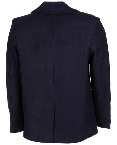 US Pea Coat, blue, with blue buttons
