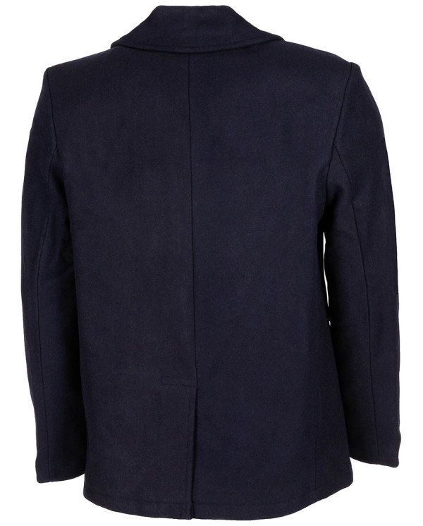 US Pea Coat, blue, with blue buttons