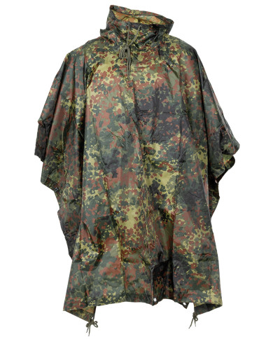 Poncho, Rip Stop, flecktarn, ca. 144 x 223 cm