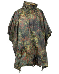 Poncho, Rip Stop, flecktarn, ca. 144 x 223 cm