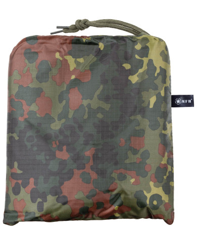 Poncho, Rip Stop, flecktarn, ca. 144 x 223 cm