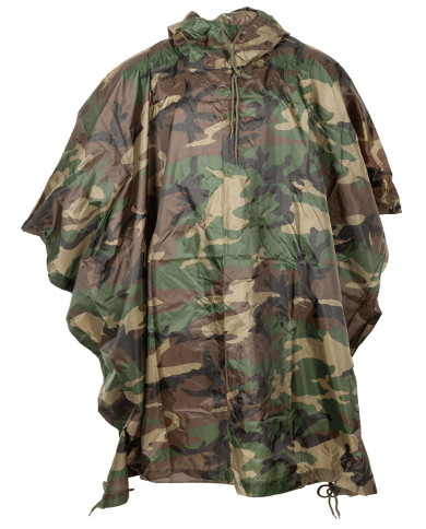 Poncho, Rip Stop, woodland, ca. 144 x 223 cm