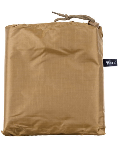 Poncho, Rip Stop, coyote tan, ca. 144 x 223 cm