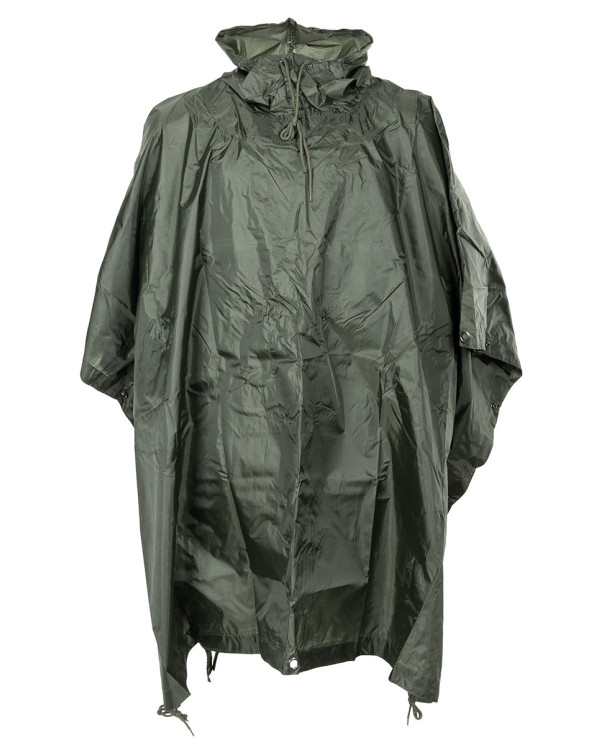 Poncho, Rip Stop, OD green, ca. 144 x 223 cm