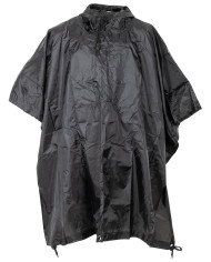 Poncho, Rip Stop, black, ca. 144 x 223 cm