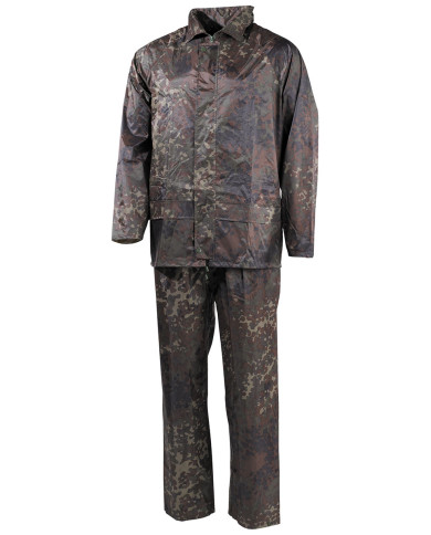 Rain Suit, 2-part, flecktarn