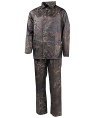 Rain Suit, 2-part, flecktarn