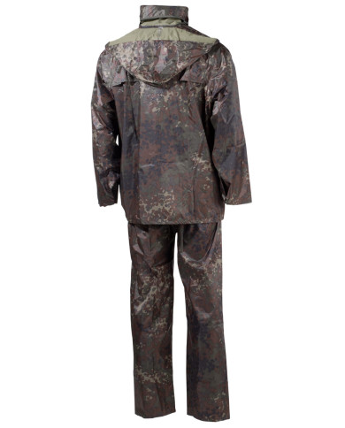 Rain Suit, 2-part, flecktarn
