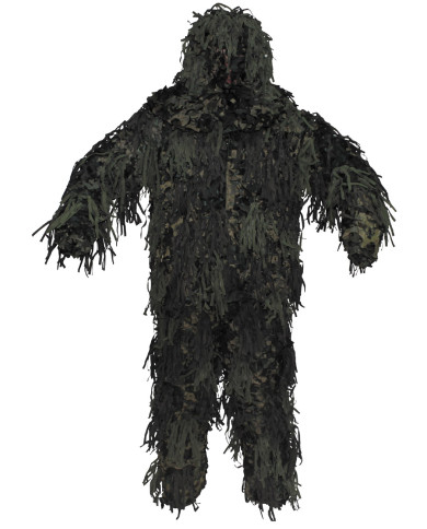 Camo Suit, "Ghillie Jackal", 3-D Body System, woodland