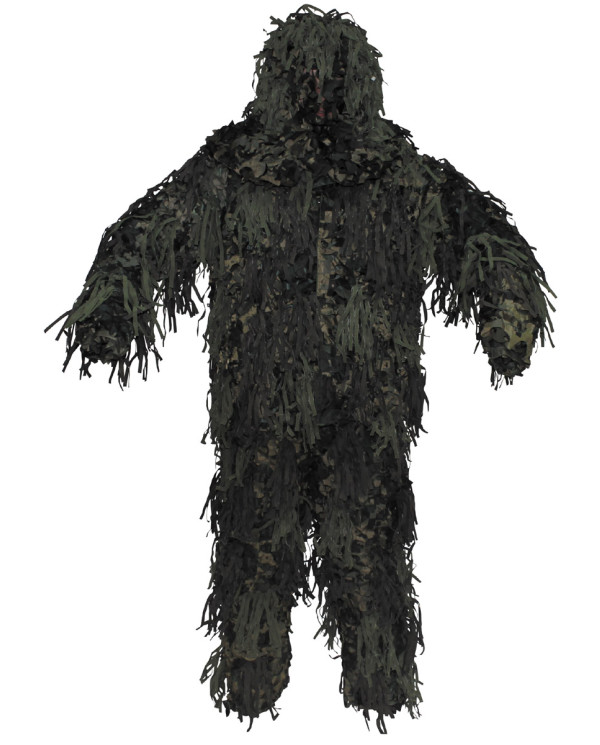 Camo Suit, "Ghillie Jackal", 3-D Body System, woodland