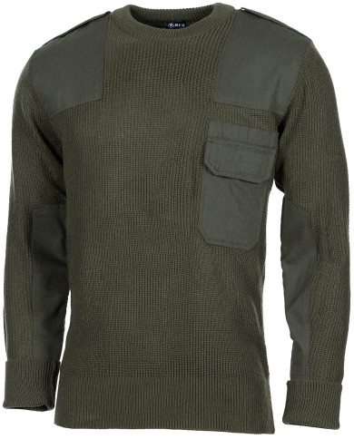 BW Pullover, with chest pocket,  OD green