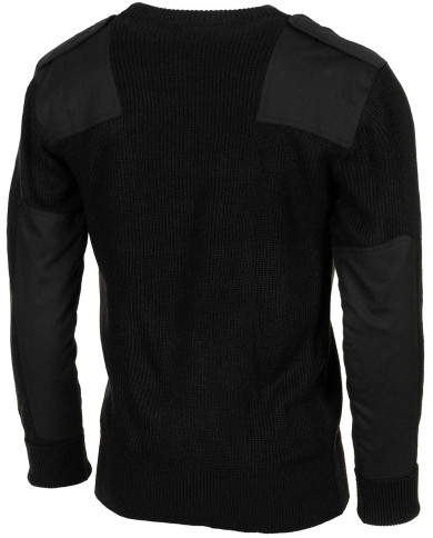 BW Pullover, with chest pocket,  black