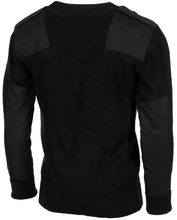 BW Pullover, with chest pocket,  black