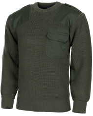 BW Pullover, with chest pocket, OD green