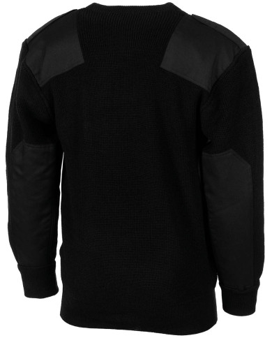 BW Pullover, with chest pocket,  black