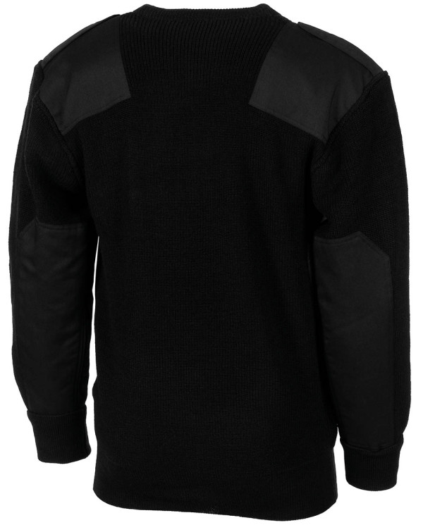 BW Pullover, with chest pocket,  black