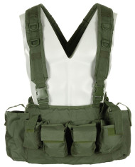 Chest Rig, 9 pockets, OD green